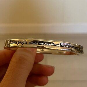 Brighton Footprints Hinged Bangle